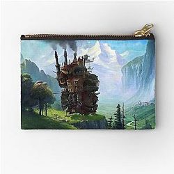 Aesthetics Moving Castle Forest Poster Zipper Pouch