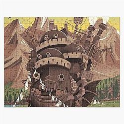 Vintages How's Moving Castle Poster Jigsaw Puzzle