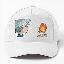 Sophie and Calcifer Howl's Moving Castle Ghibli Fan Art Baseball Cap