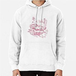 Howl's Illustration Moving Castle Pullover Hoodie