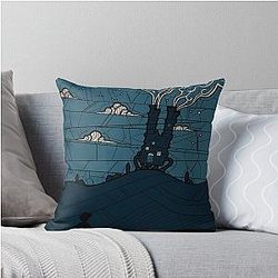 Howl's Moving Castle Throw Pillow