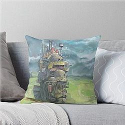 Howl's Moving Castle Throw Pillow