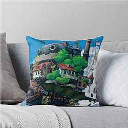 Howl's Moving Castle Throw Pillow