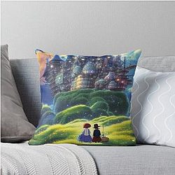 Howl's Moving Castle Throw Pillow