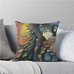 Howl's Moving Castle Chalk Art Print Pillow