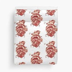 Howl's Moving Castle In Red Duvet Cover