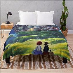 Howl's Moving Castle Throw Blanket