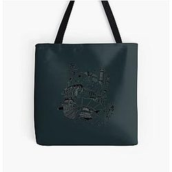 Lover Gift Howl's Moving Castle Halloween Tote Bag