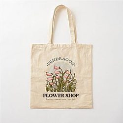 Pendragon Flower Shop Howl's Castle Inspired Cotton Tote Bag