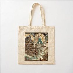 Sophie and Howl's Moving Castle Cotton Tote Bag