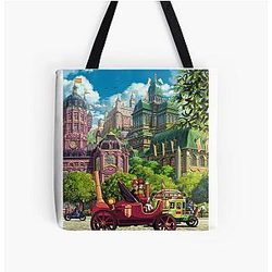 Howl's Moving Castle Studio Ghibli Style Tote Bag