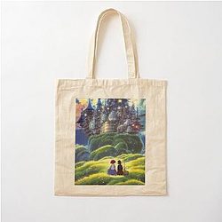 Howl's Moving Castle Cotton Tote Bag