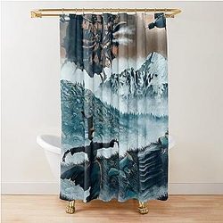 Howl's Moving Castle Shower Curtain