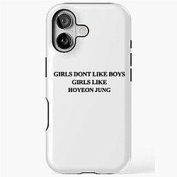 Girls Don't Like Boys - HoYeon Jung iPhone Tough Case Design