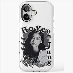 HoYeon Jung Korean Actress Black Collage Design iPhone Case