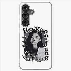 HoYeon Jung Korean Actress Black White Collage Design Samsung Galaxy Soft Case