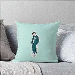 Squid Hoyeon Jung Throw Pillow