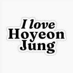 I love Jung Hoyeon Sticker