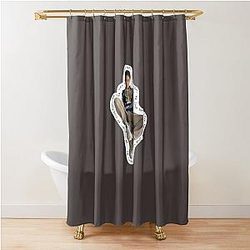 SKY-chan Shower Curtain