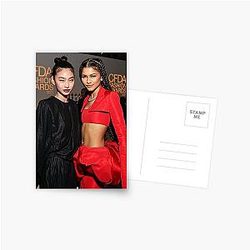 Hoyeon Jung and Zendaya Postcard