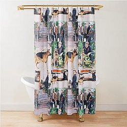 Hudson and Rex Shower Curtain