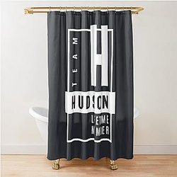 Hudson Personalized Name Birthday Gift Shower Curtain