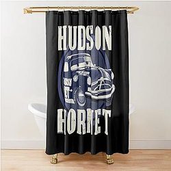 Hudson Hornet Graphic Shower Curtain
