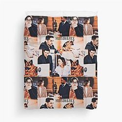 Hudson and Rex Duvet Cover