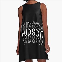 Name Hudson Black A-Line Dress