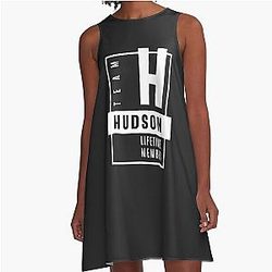 Hudson Personalized Name Birthday Gift A Line Dress