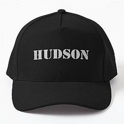 Hudson Army Distressed Stencil Design Baseball Cap