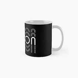 Name Hudson Black White Classic Mug