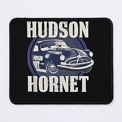 Hudson Hornet Badge Graphic Mousepad