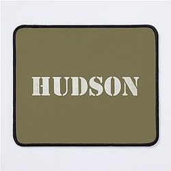 Hudson Army Distressed Stencil Design Mouse Pad