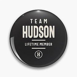 Team Hudson Lifetime Member Hood Name Pin