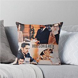 Hudson and Rex Throw Pillow