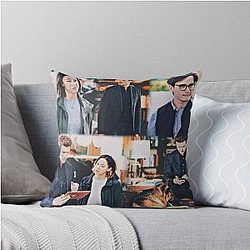 Hudson and Rex Throw Pillow