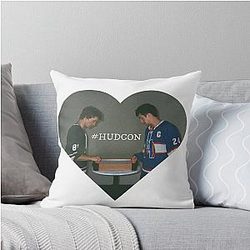 Hudson and Connor Heated Rivalry Throw Pillow