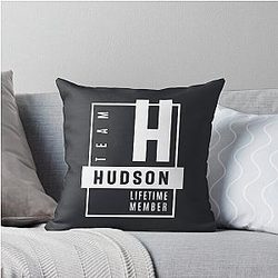 Hudson Personalized Name Birthday Gift Pillow