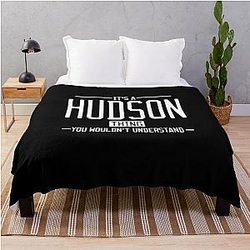 It's a Hudson Thing Funny Last Name Family Reunion Gift Throw Blanket