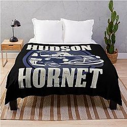 Hudson Hornet Badge Graphic Throw Blanket