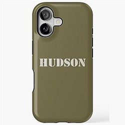 Hudson Army Military Distressed Stencil Design iPhone Tough Case