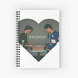 Hudson and Connor Heated Rivalry Spiral Notebook