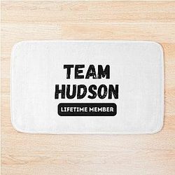 Team Hudson Lifetime Member Family Gift Bath Mat