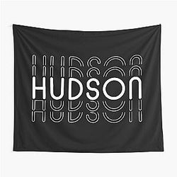 Name in Black and White Hudson Style Tapestry
