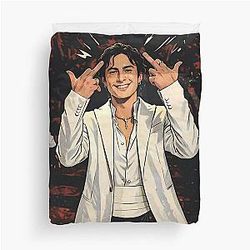 Hudson Williams Heated Rivalry Golden Globes (fan art) Duvet Cover