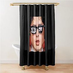 Hudson Williams Y2K Style Shower Curtain