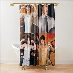Hudson Williams Collage Abs Shower Curtain