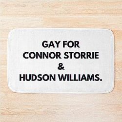 Gay Connor Storrie and Hudson Williams Bath Mat