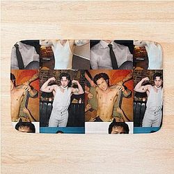 Hudson Williams Collage Asian Heart throb Bath Mat
